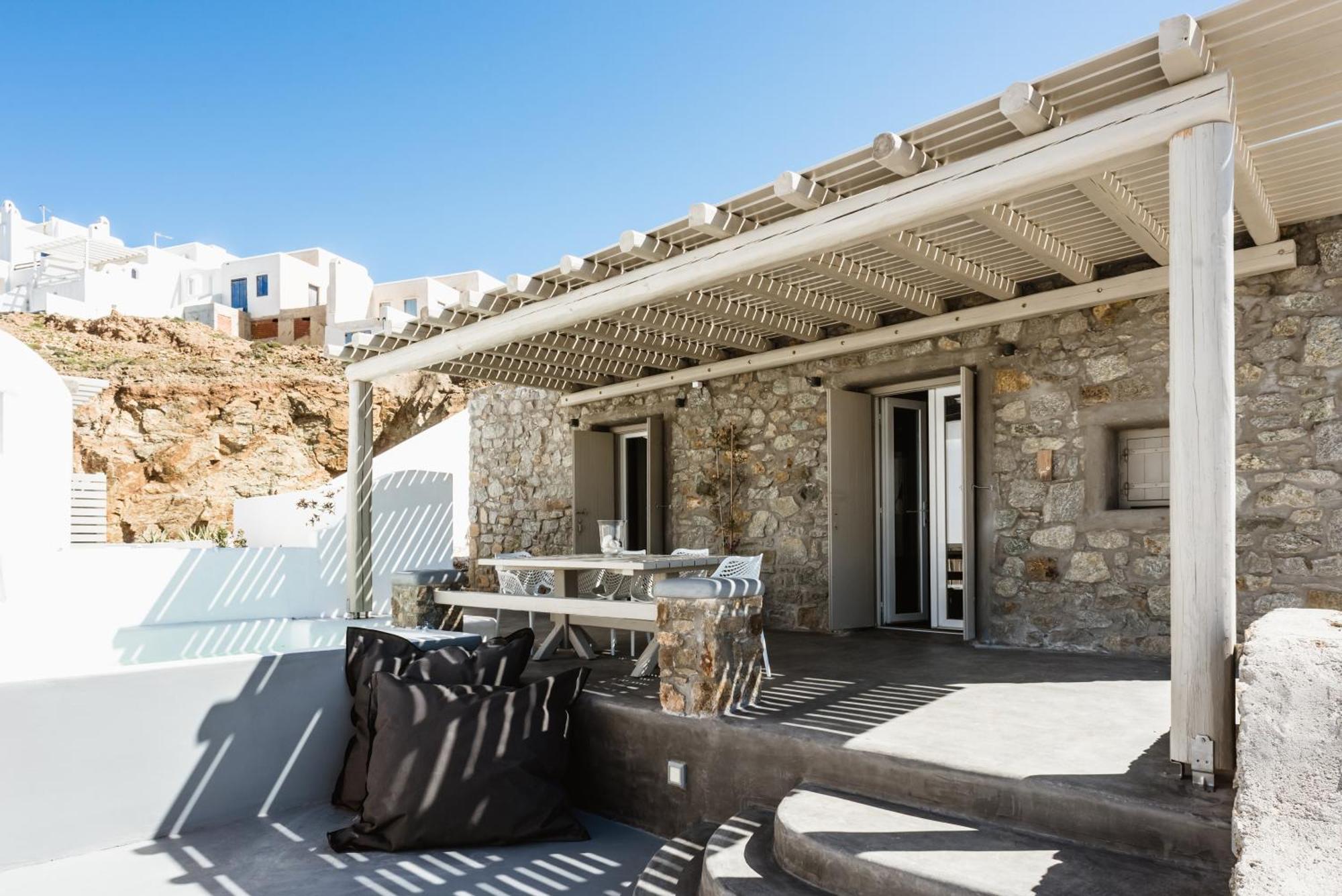 Mykonos Residence Villas & Suites Merchia Beach エクステリア 写真