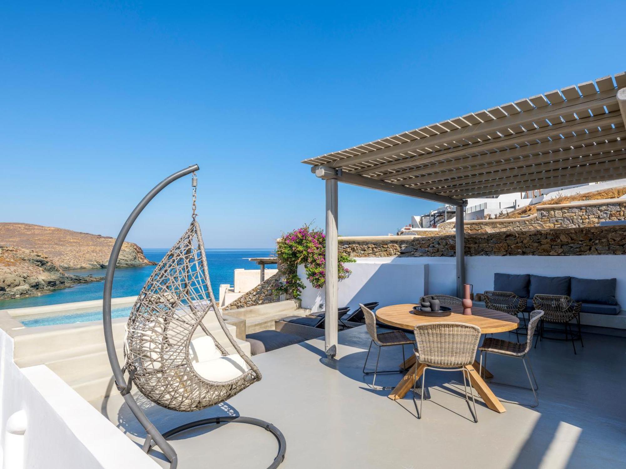 Mykonos Residence Villas & Suites Merchia Beach エクステリア 写真