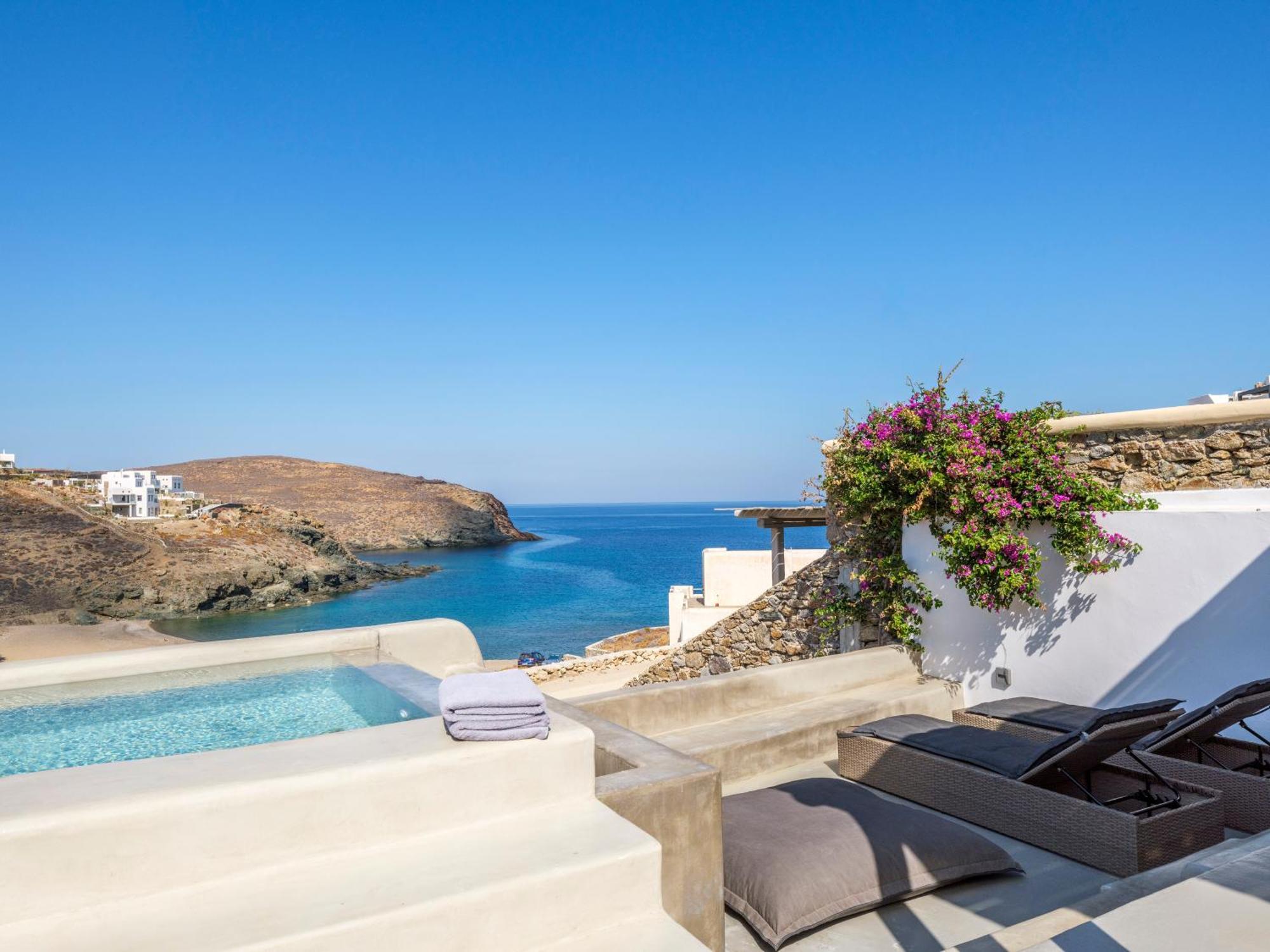 Mykonos Residence Villas & Suites Merchia Beach エクステリア 写真
