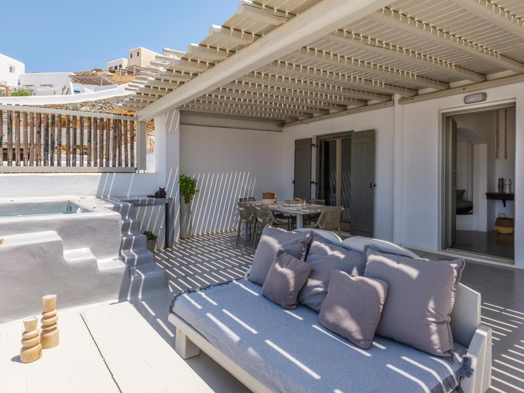 Mykonos Residence Villas & Suites Merchia Beach エクステリア 写真