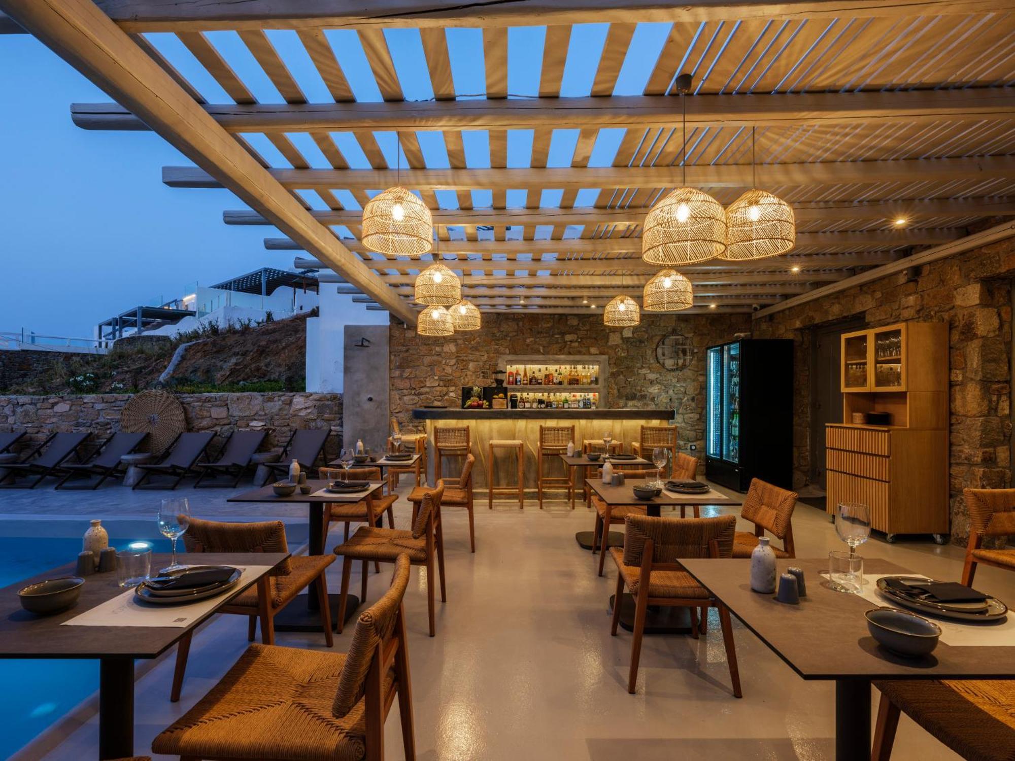 Mykonos Residence Villas & Suites Merchia Beach エクステリア 写真