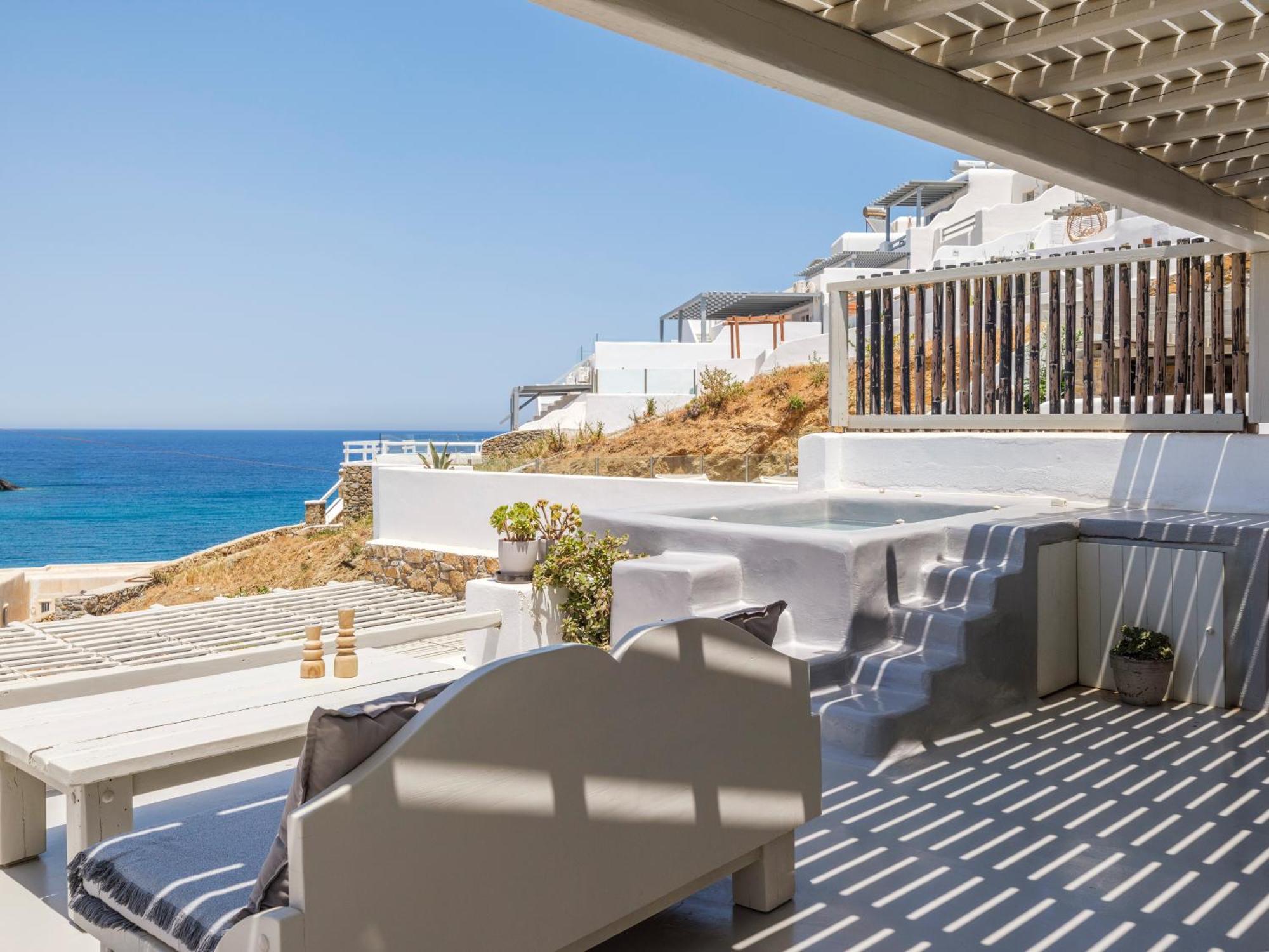 Mykonos Residence Villas & Suites Merchia Beach エクステリア 写真