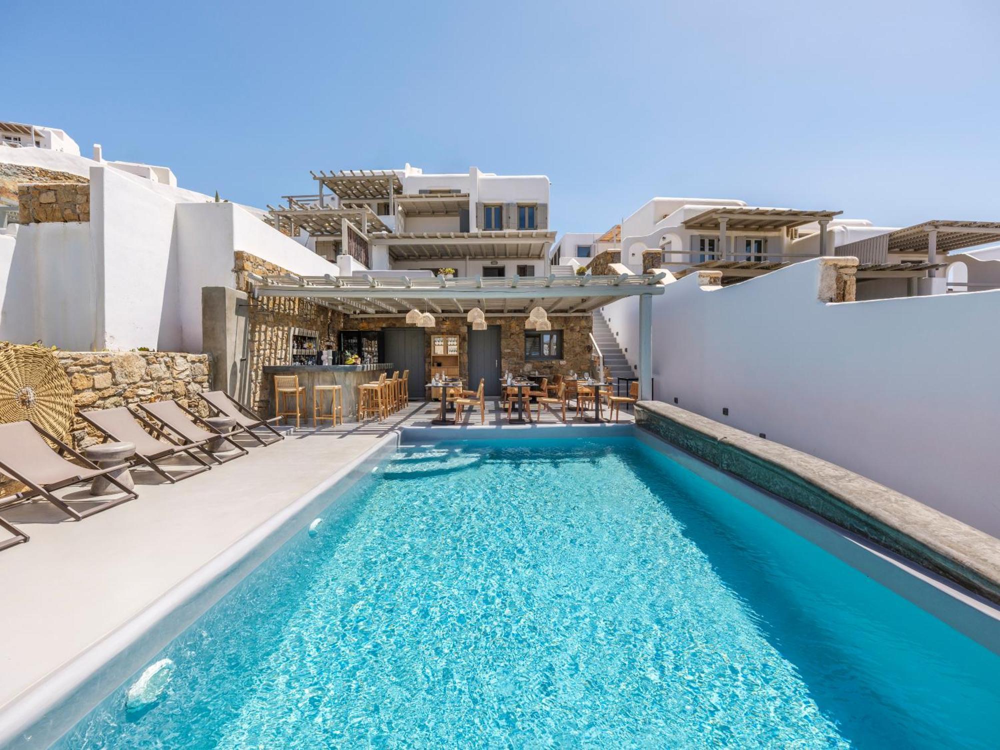 Mykonos Residence Villas & Suites Merchia Beach エクステリア 写真