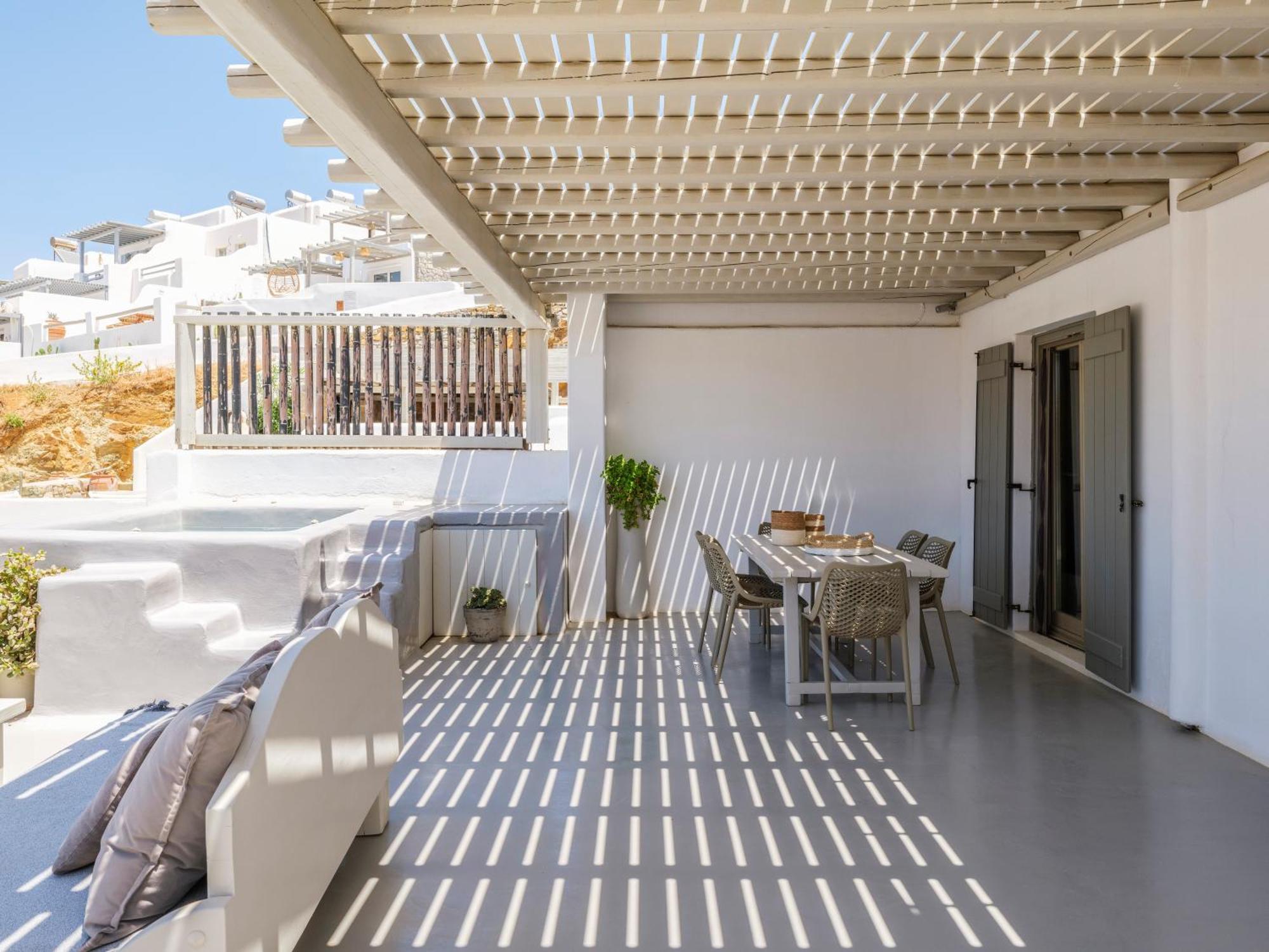 Mykonos Residence Villas & Suites Merchia Beach エクステリア 写真