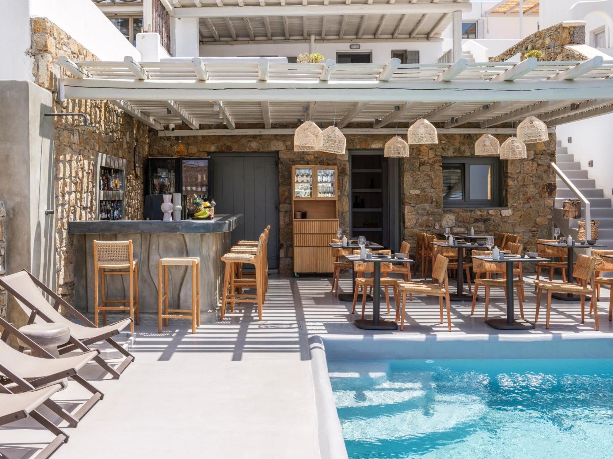 Mykonos Residence Villas & Suites Merchia Beach エクステリア 写真