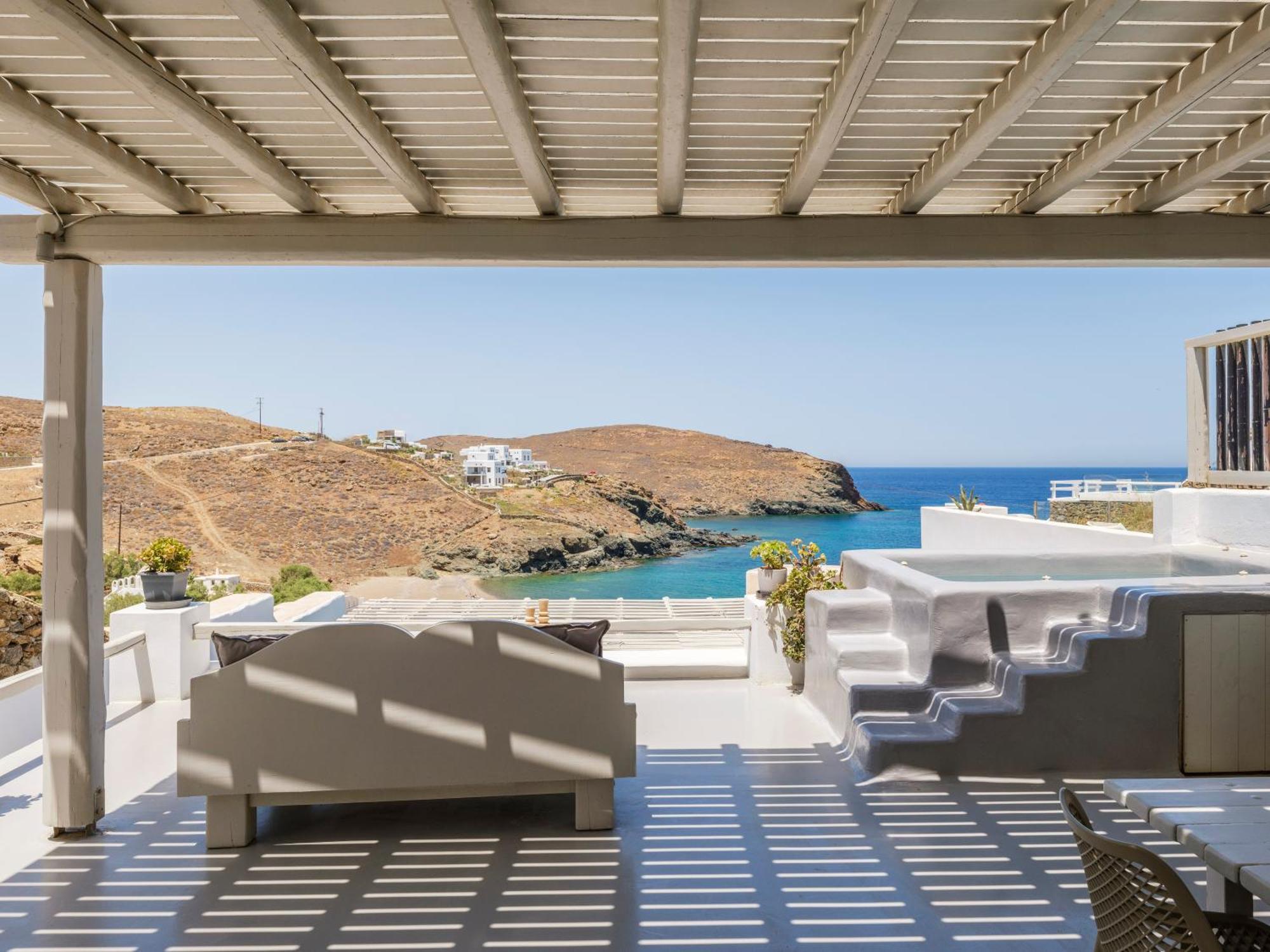 Mykonos Residence Villas & Suites Merchia Beach エクステリア 写真